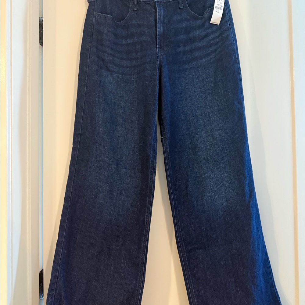 Old Navy Blue Flare Wide Leg Jeans